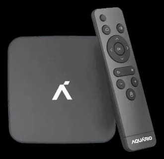 TV Box genérico com controle remoto, aparelho que se liga na entrada HDMI da TV