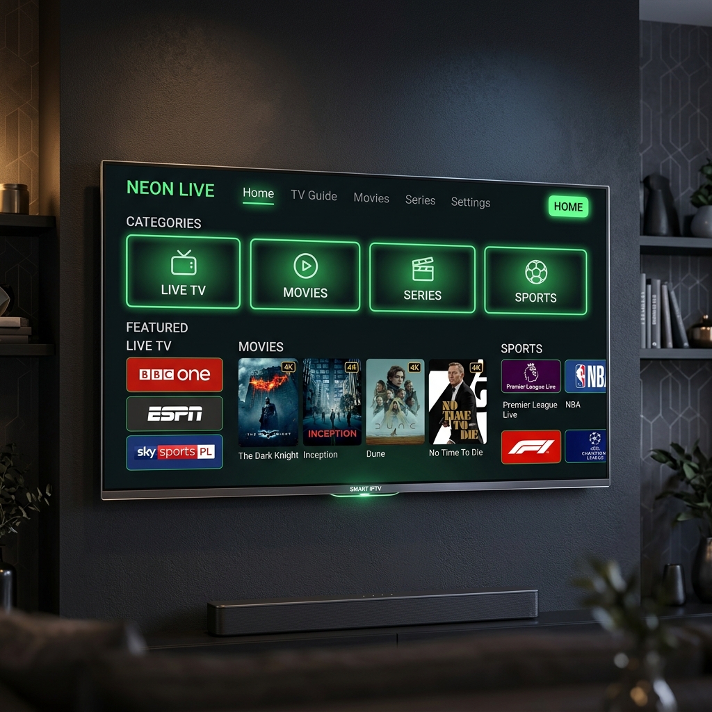 Interface IPTV Smart TV